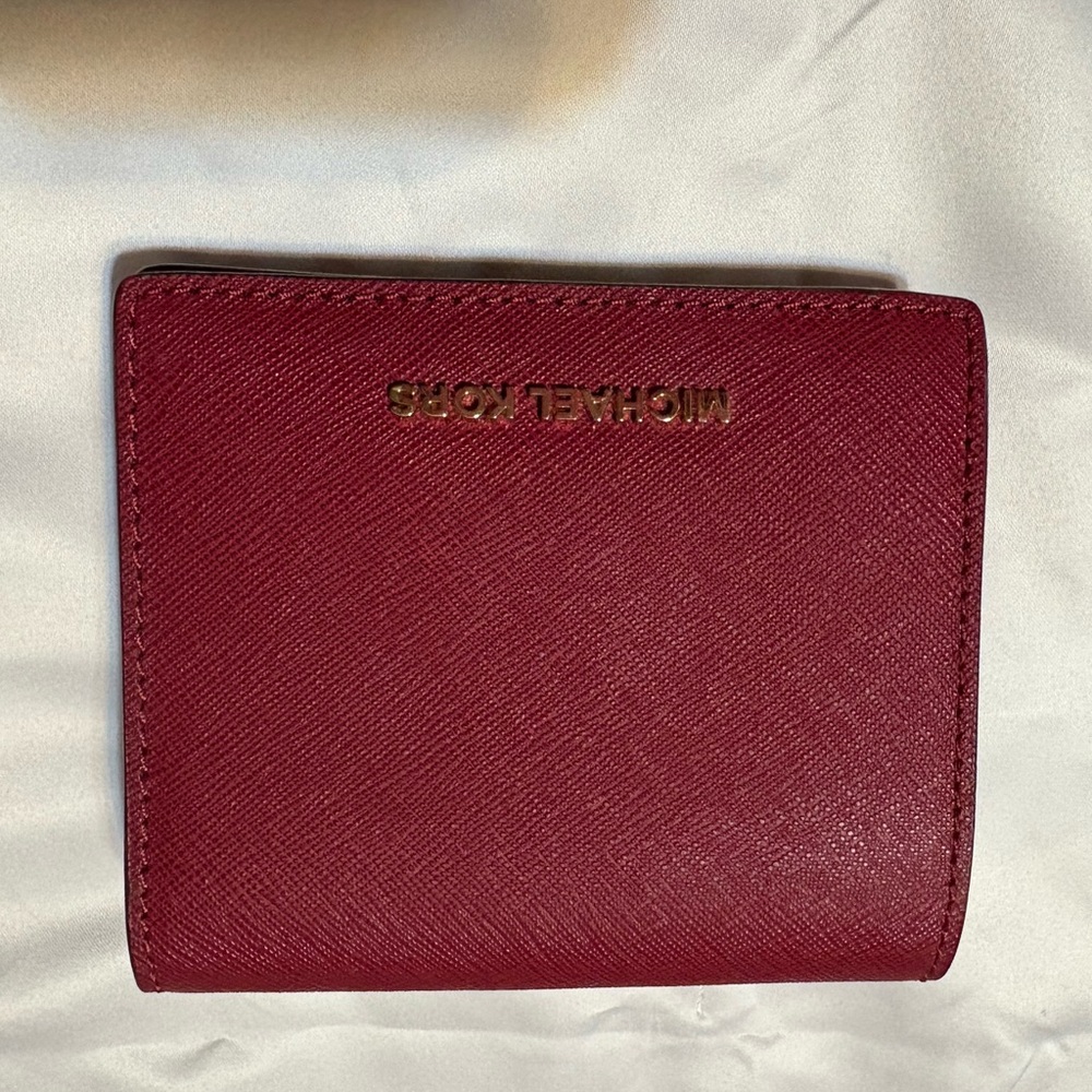 Michael Kors Crimson Leather Wallet